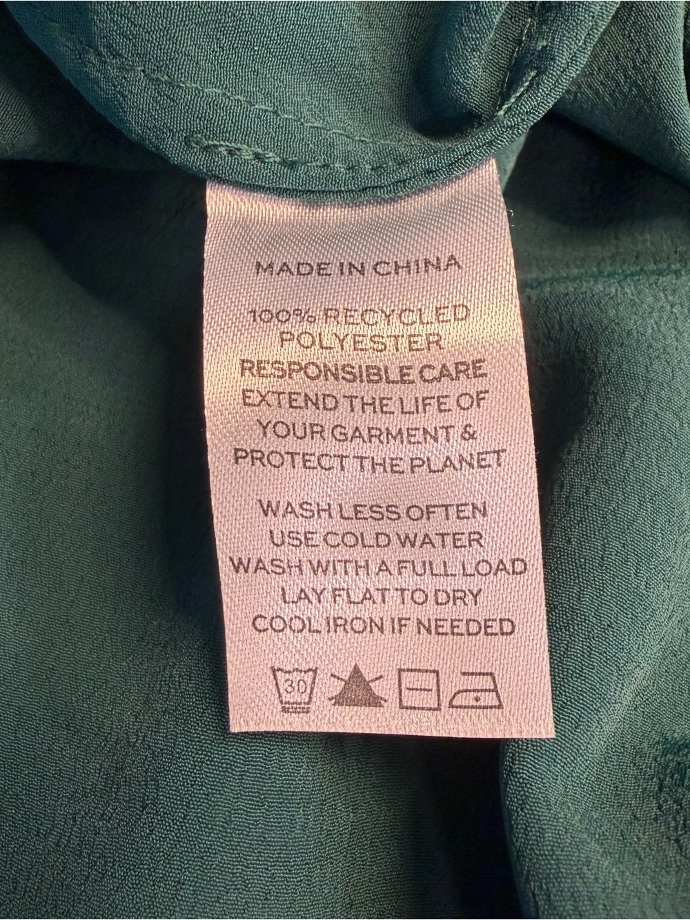 Hill House Home Louisa Nap Dress Medium NWOT Botanical Garden Green Midi Pockets - Picture 12 of 12